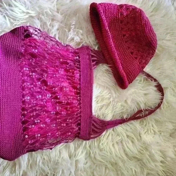 Capelli of New York Handbags - Cute fishnet summer bag